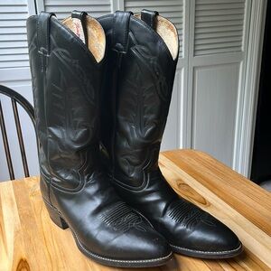 Vintage 2001 ⭐️ Tony Lama black cowboy boots men’s size 10.5 bought in TX